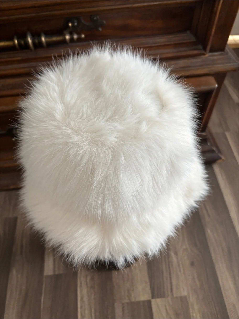 Free people X Unreal Fur ICE Queen faux fur Bucket hat